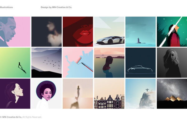 Various illustrations created for personal exploration.